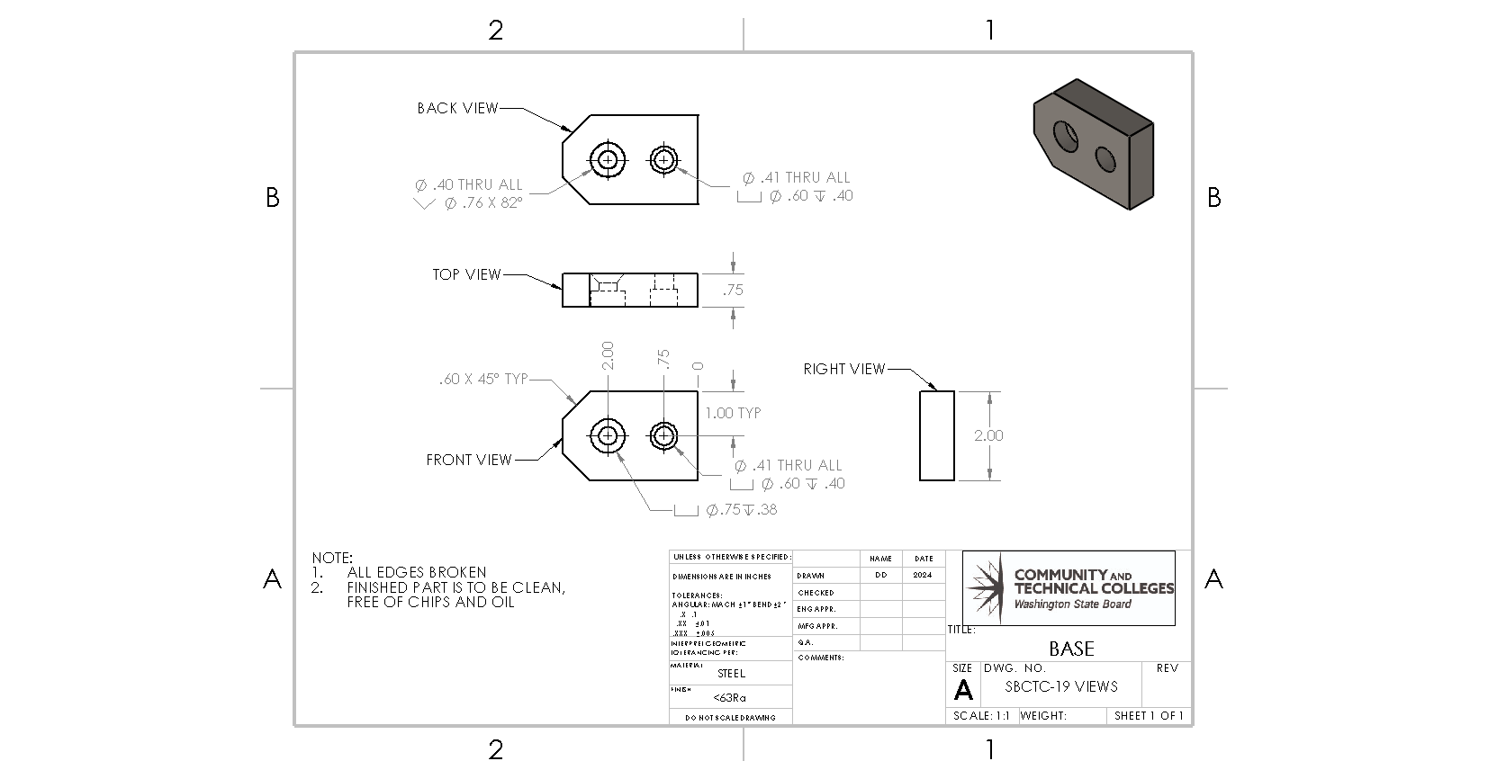 Chamfered Base：Source drawing