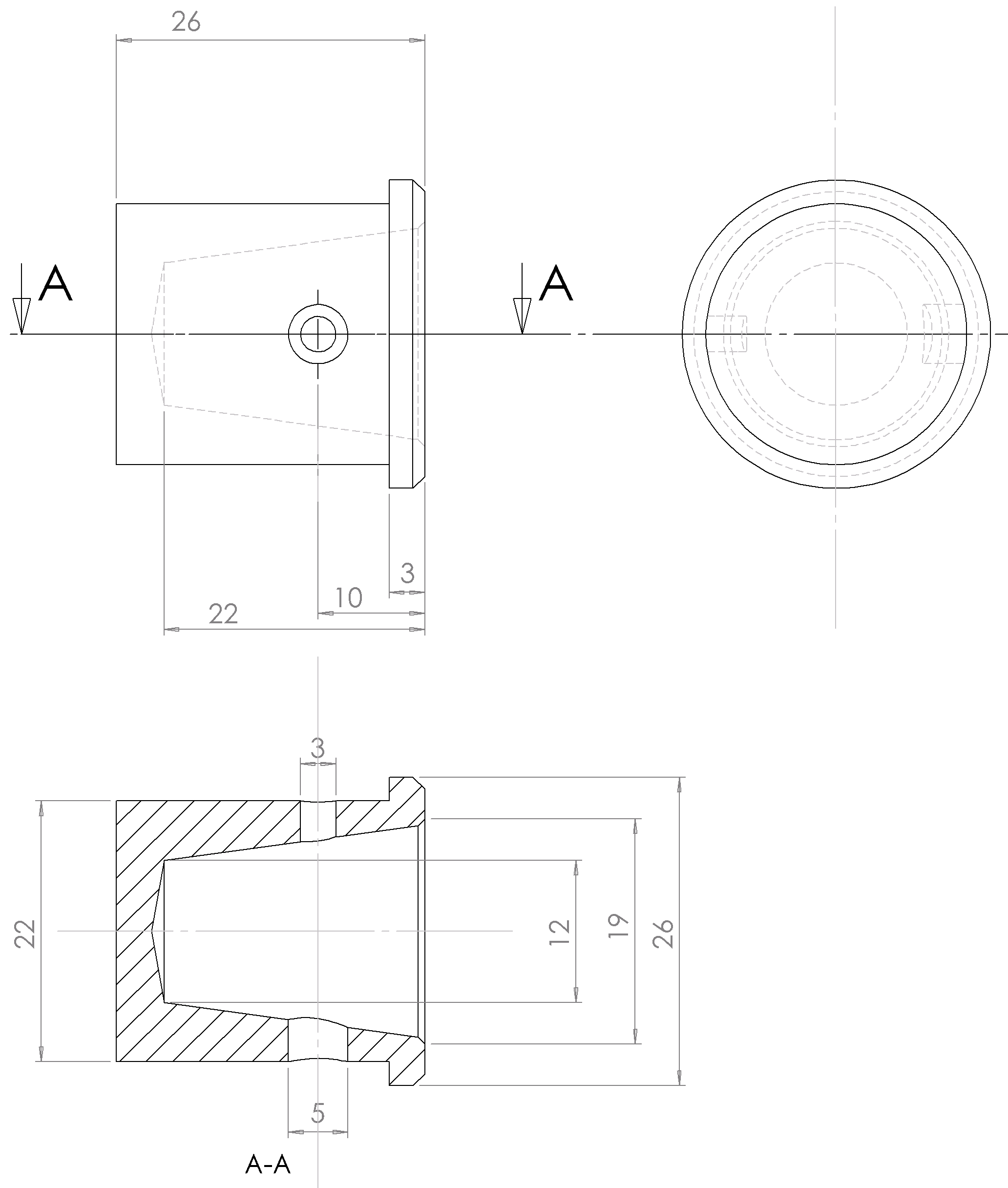 Tapered-Bore Sleeve：Source drawing